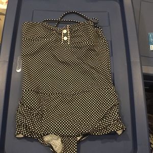Lands End girls swimsuit 12